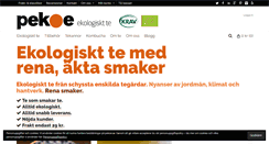 Desktop Screenshot of pekoe.se